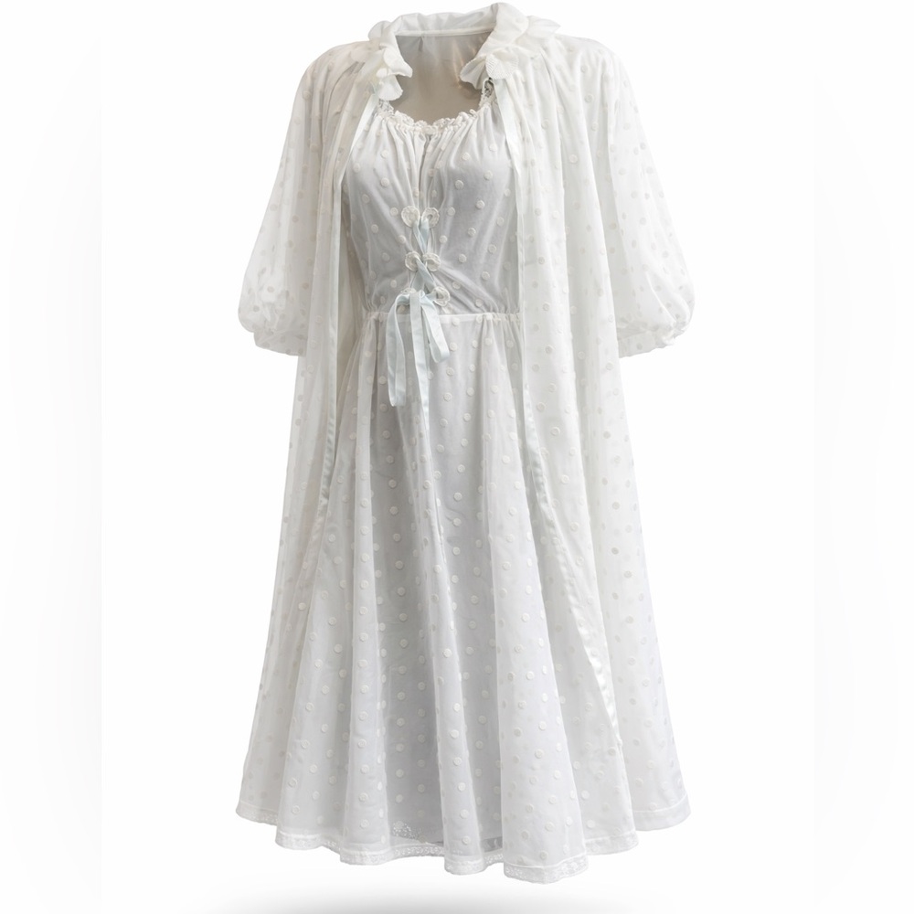 Bonwitt Teller Odette barsa 1960’s peignoir set robe slip